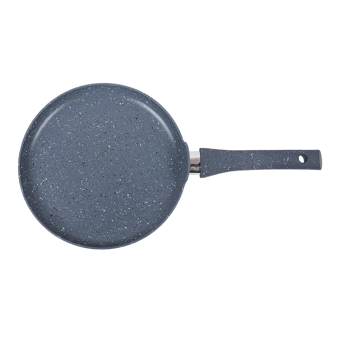Wonderchef Granite Forged Non-Stick PFOA-Free Aluminum Dosa Tawa Crepe Pan, Gray, top view