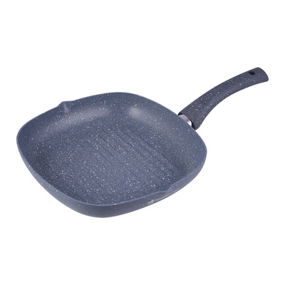 Wonderchef Granite Forged Non-Stick PFOA-Free Aluminum Grill Pan, Gray, alternate product view 2