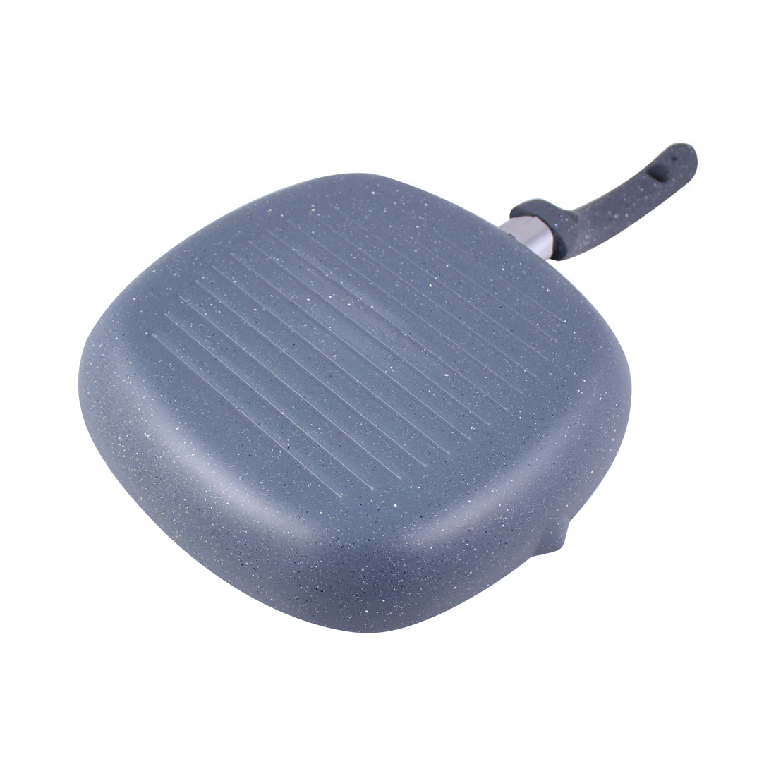 Wonderchef Granite Forged Non-Stick PFOA-Free Aluminum Grill Pan, Gray, bottom view