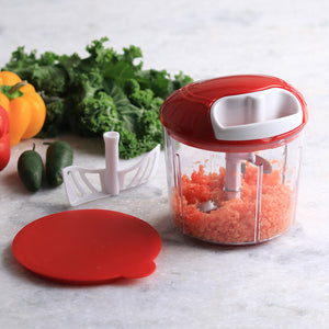 Wonderchef String Fruits Vegetables Chopper Jumbo, Red