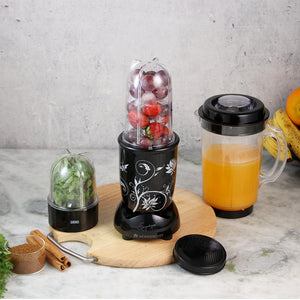 Wonderchef Nutri-Blend Smoothie, Shake, and Masala/Chutney Blender Mixer Grinder with 3 Jars
