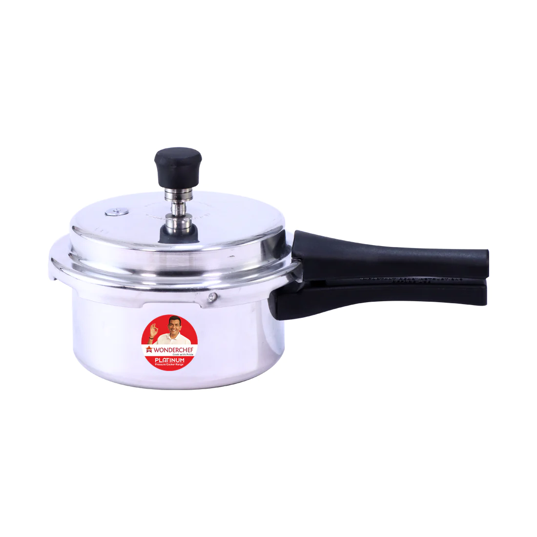 Wonderchef Platinum Pack of 3 Pressure Cookers, 2-liter cooker view