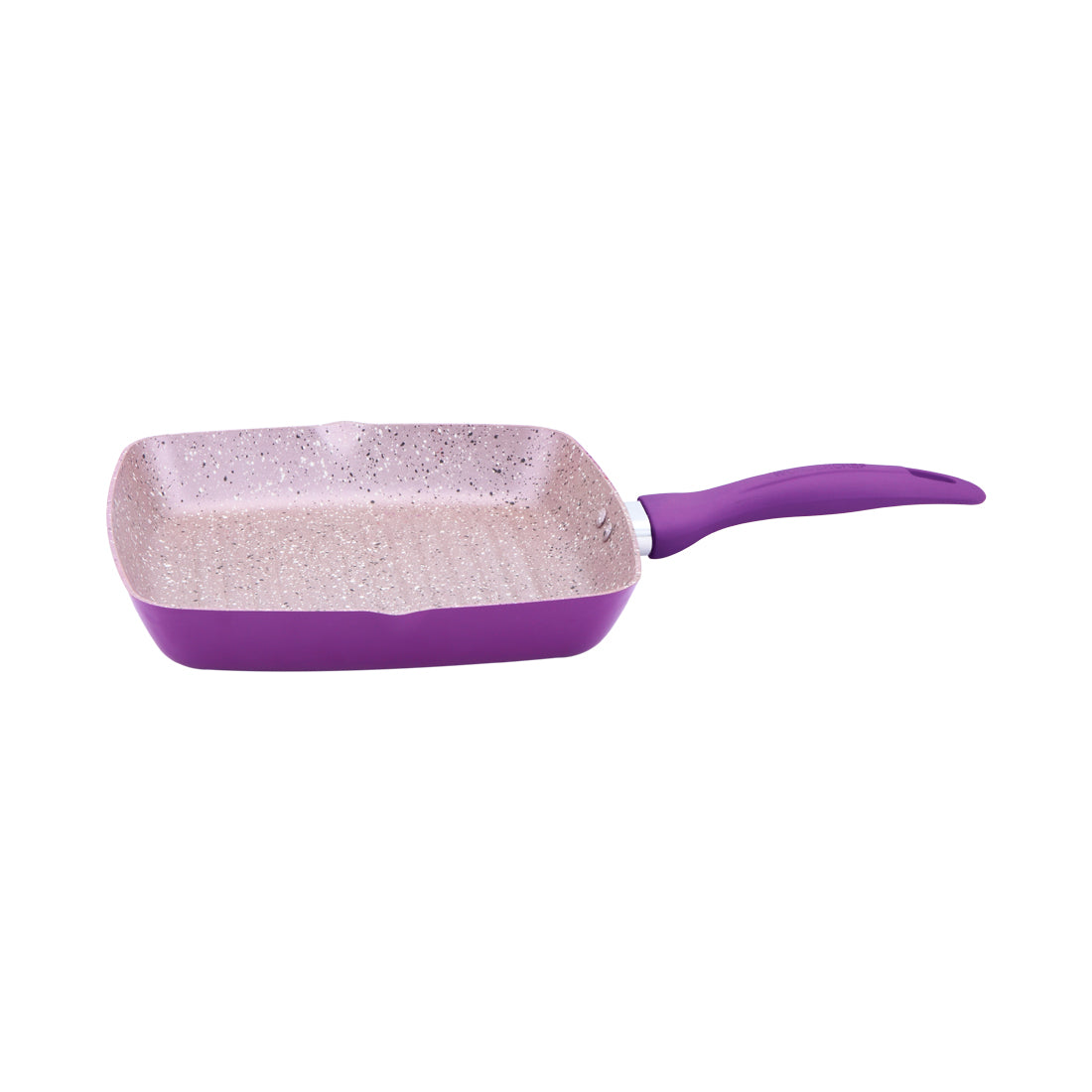 Wonderchef Royal Velvet Non-Stick PFOA-Free Aluminum Grill Pan, 20cm, Violet, alternate product view 3