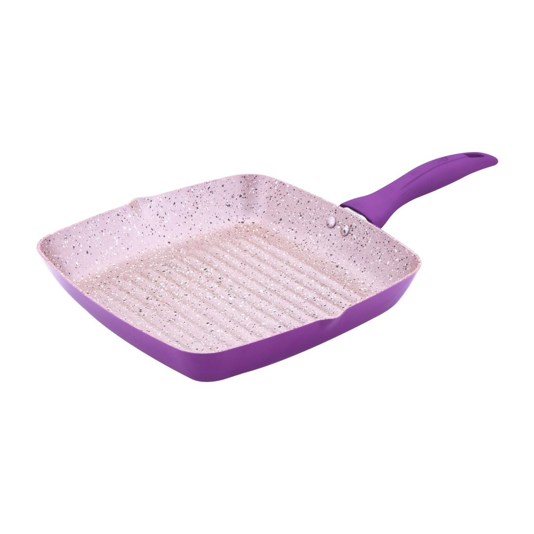 Wonderchef Royal Velvet Non-Stick PFOA-Free Aluminum Grill Pan, 20cm, Violet, alternate product view 4