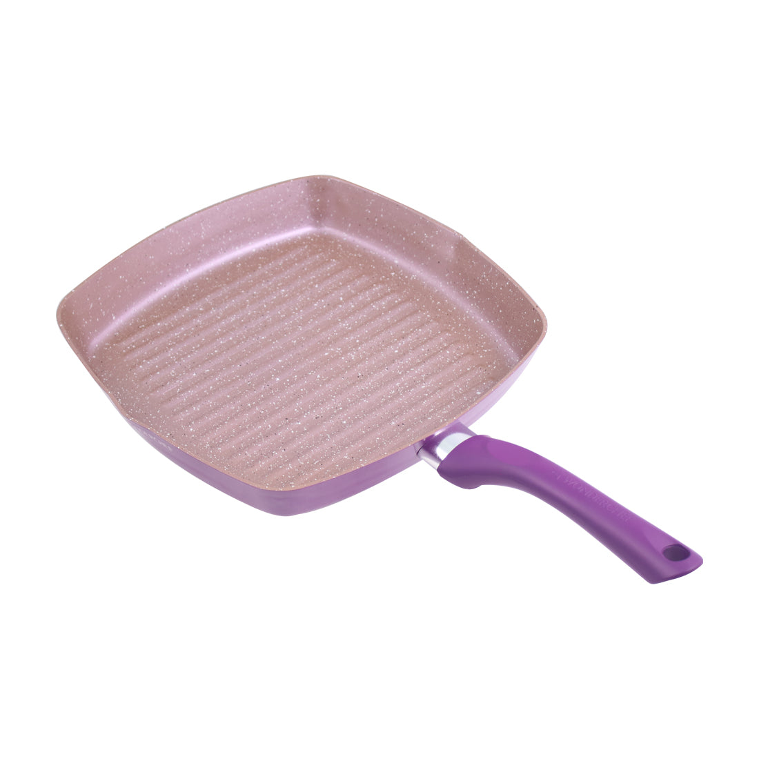 Wonderchef Royal Velvet Non-Stick PFOA-Free Aluminum Grill Pan, 20cm, Violet, alternate product view 5