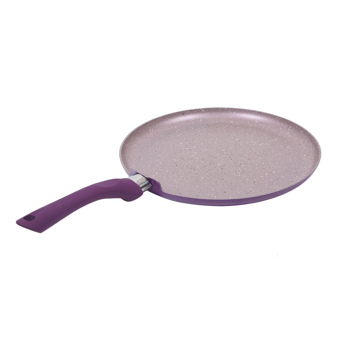 Wonderchef Royal Velvet Non-Stick PFOA-Free Aluminum Dosa Tawa Crepe Pan, 28cm, Violet, alternate product view 7