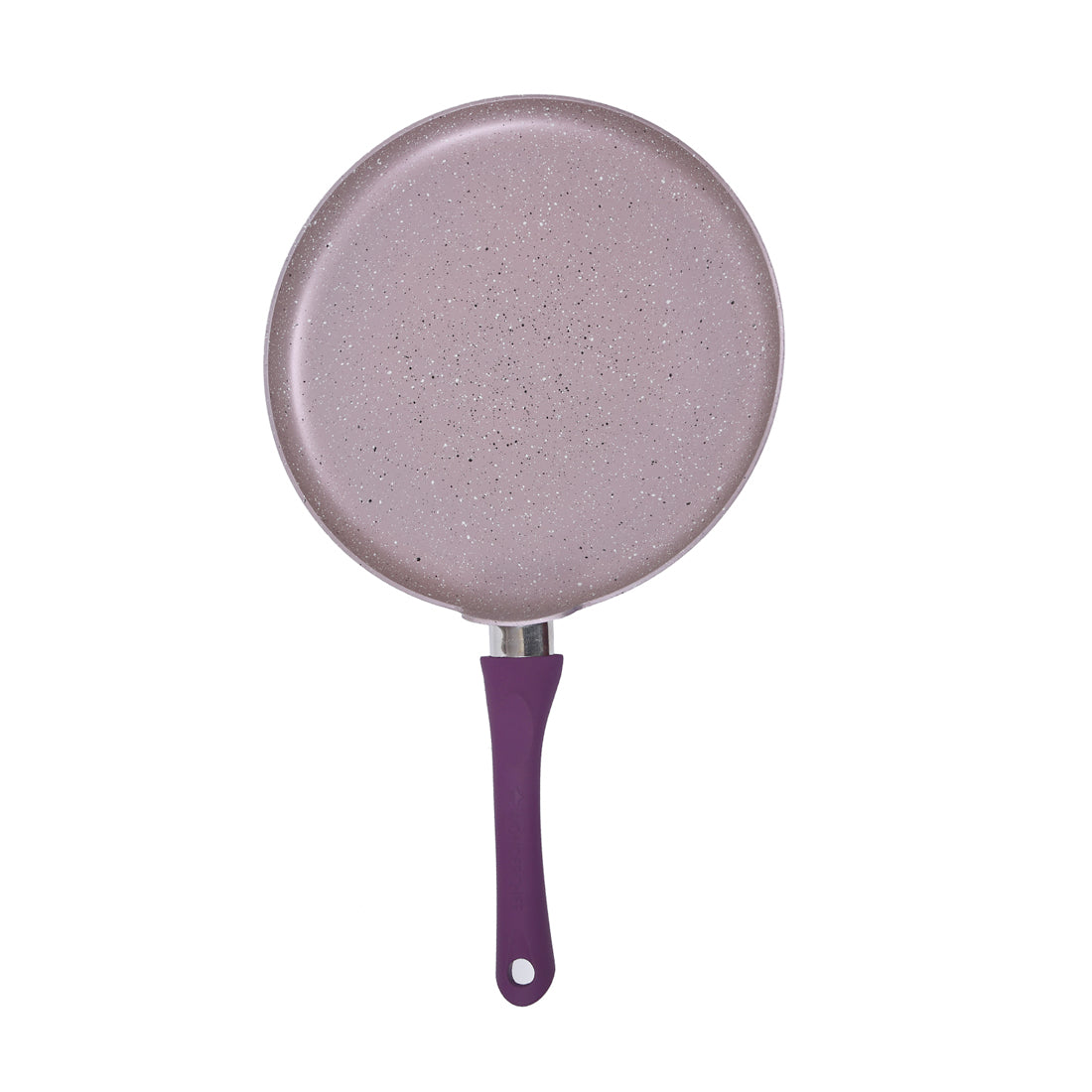 Wonderchef Royal Velvet Non-Stick PFOA-Free Aluminum Dosa Tawa Crepe Pan, 28cm, Violet, alternate product view 9