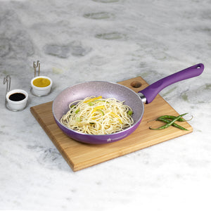 Wonderchef Royal Velvet Non-Stick PFOA-Free Aluminum Fry Pan Skillet Tawa, Violet
