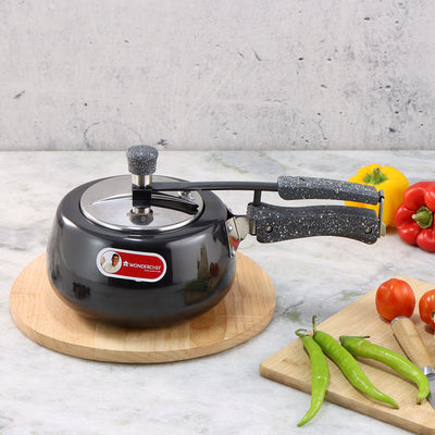 Wonderchef Taurus Hard Anodized Aluminum Inner Lid Pressure Cooker, alternate product view 2
