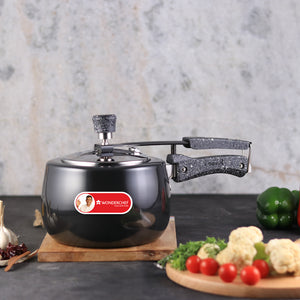 Wonderchef Taurus Hard Anodized Aluminum Inner Lid Pressure Cooker