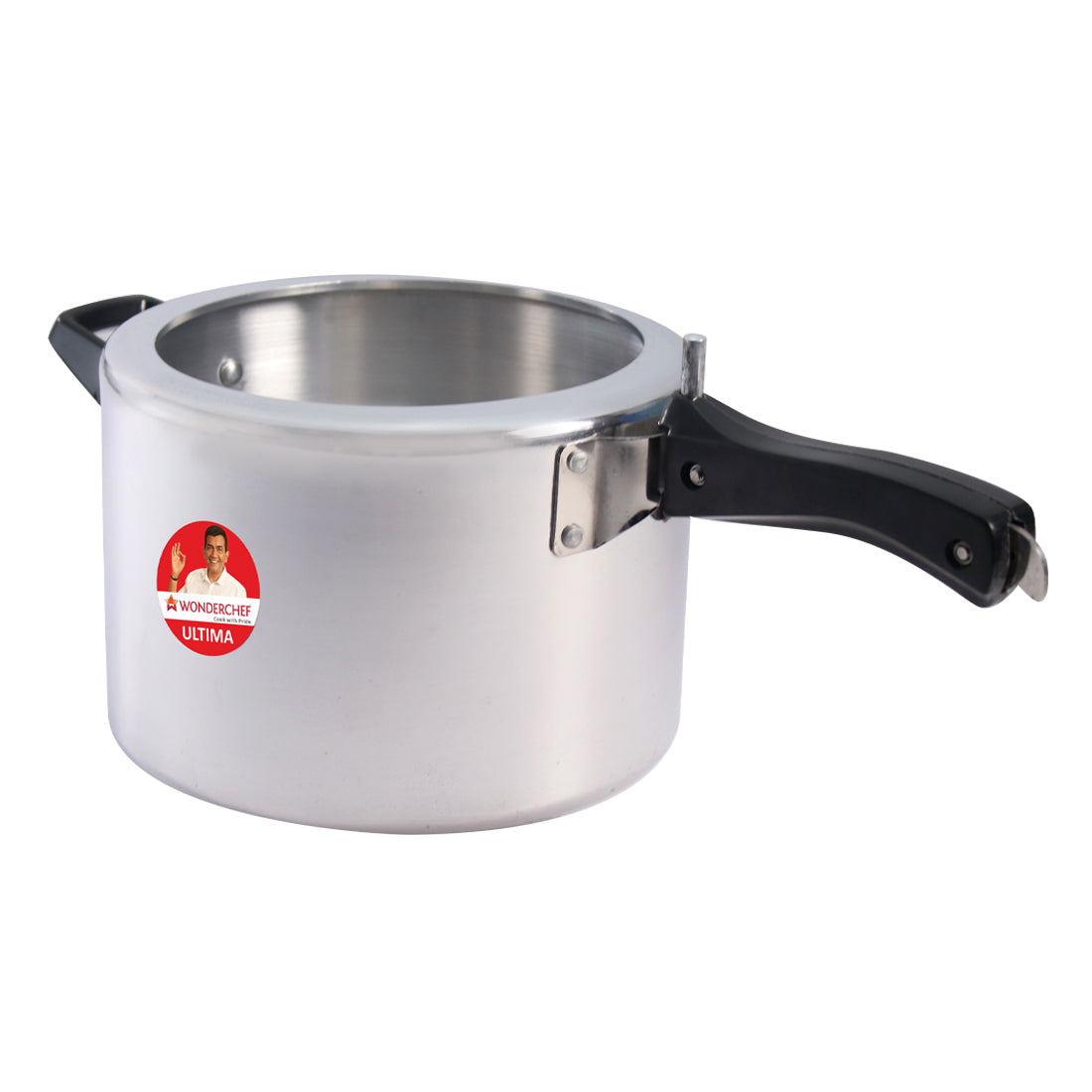Wonderchef Ultima Inner Lid Aluminum Pressure Cooker, Silver, alternate product view 7