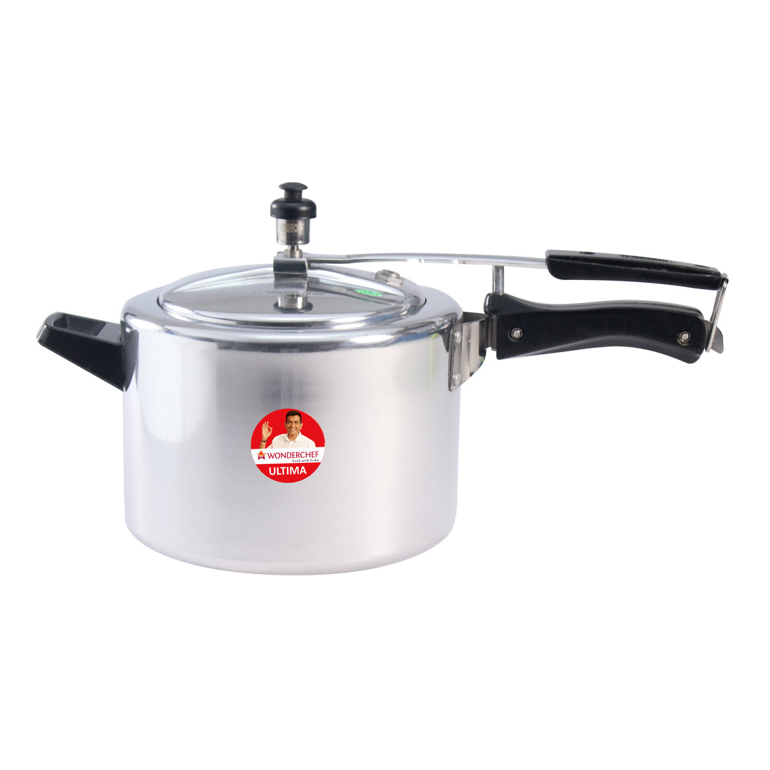 Wonderchef Ultima Inner Lid Aluminum Pressure Cooker, Silver, alternate product view 8