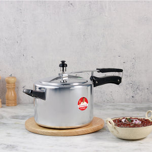 Wonderchef Ultima Inner Lid Aluminum Pressure Cooker, Silver