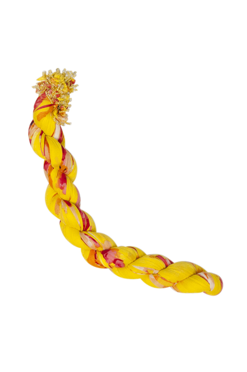 Indian Clothing Women's Full Length Patiala Dancer Pants Yellow Floral Print, with Scarf åäÌÝÌÕ Scarf